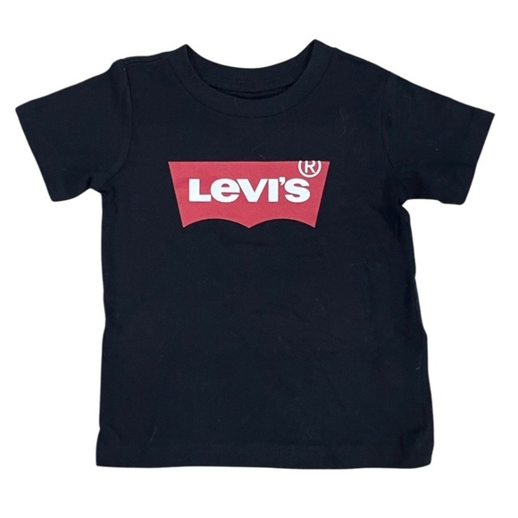 LEVI'S red tab logo black short sleeve tee shirt 3T, new with tags - Picture 5 of 5